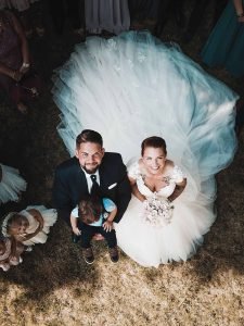 Drohne für Hochzeit, Hochzeitsfoto mit einer Drohne in Königswinter