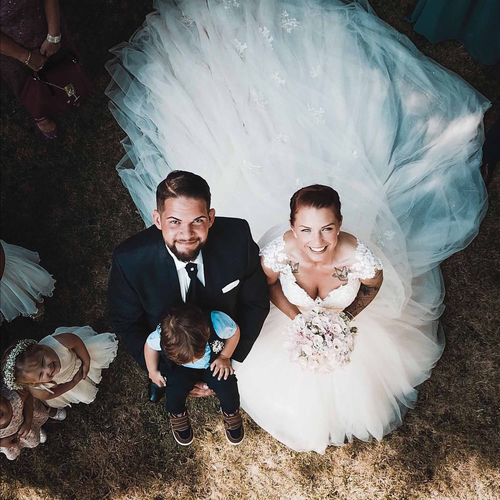Hochzeitsfotograf mit Drohne für deine Hochzeit