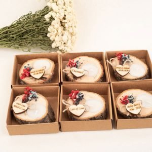 Sowohl als Deco und als Platzhalter auf deiner Hochzeit ein tolles Geschenk für die Gäste