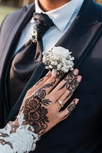 Hochzeitsfotograf Bruehl Schloesser - somalisch afrikanisch hochzeit - Braut Henna Tattoo